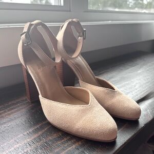 Soludos Colette Sand Suede Heels